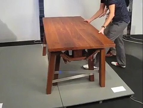 (2) Funny Videos - Really Cool Table!