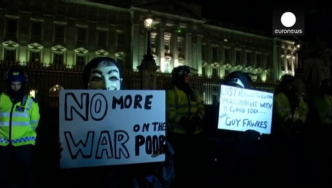 'Anonymous'-Demo: Masken-Protest in London und anderswo