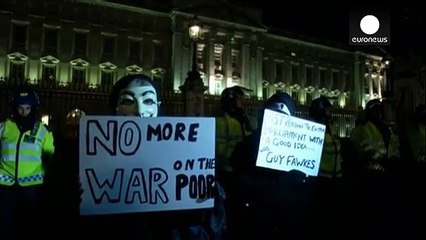 Londres, épicentre mondial de la marche des millions de masques d'Anonymous