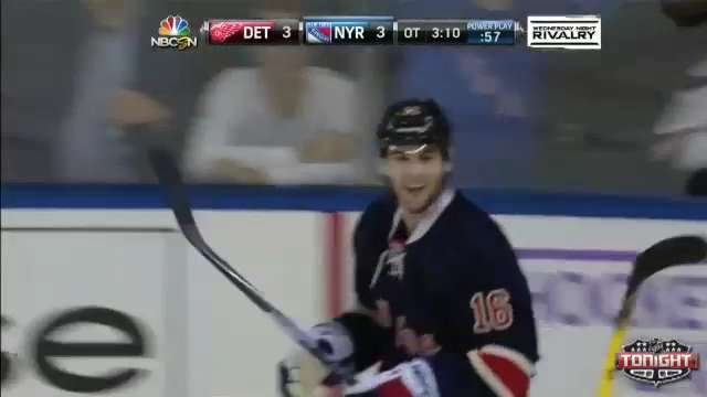 HIGHLIGHTS: Rangers Beat Red Wings in OT