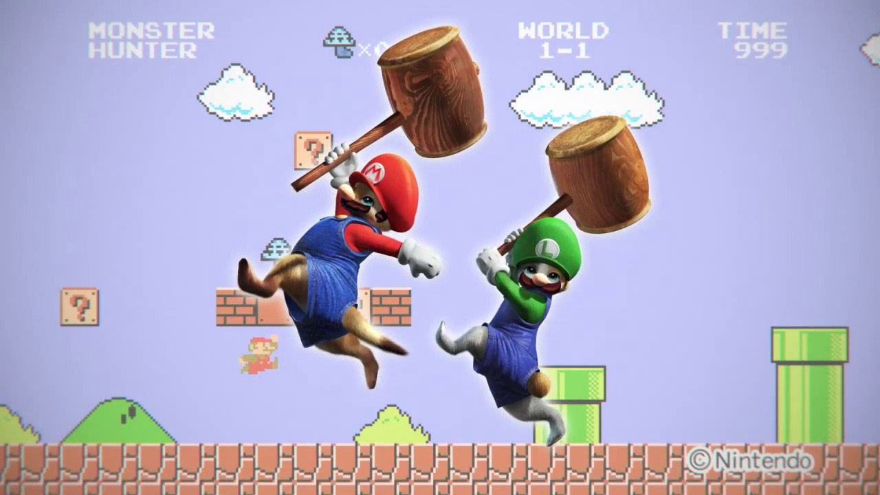 Monster Hunter 4 Ultimate - Costumes de Mario & Luigi