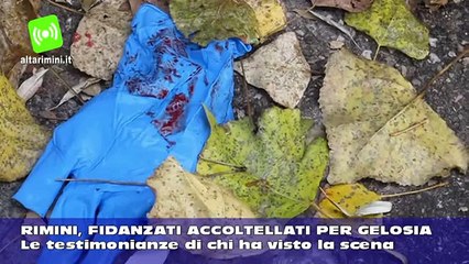 Fidanzati accoltellati per gelosia in pieno giorno, le testimonianze