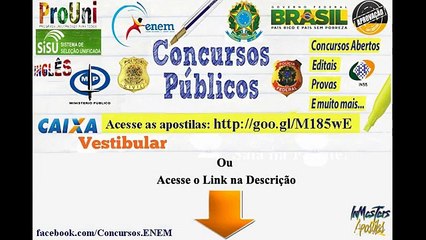 Apostilas para Concursos Abertos (Apostilas Atualizadas - Digitais e Impressas)