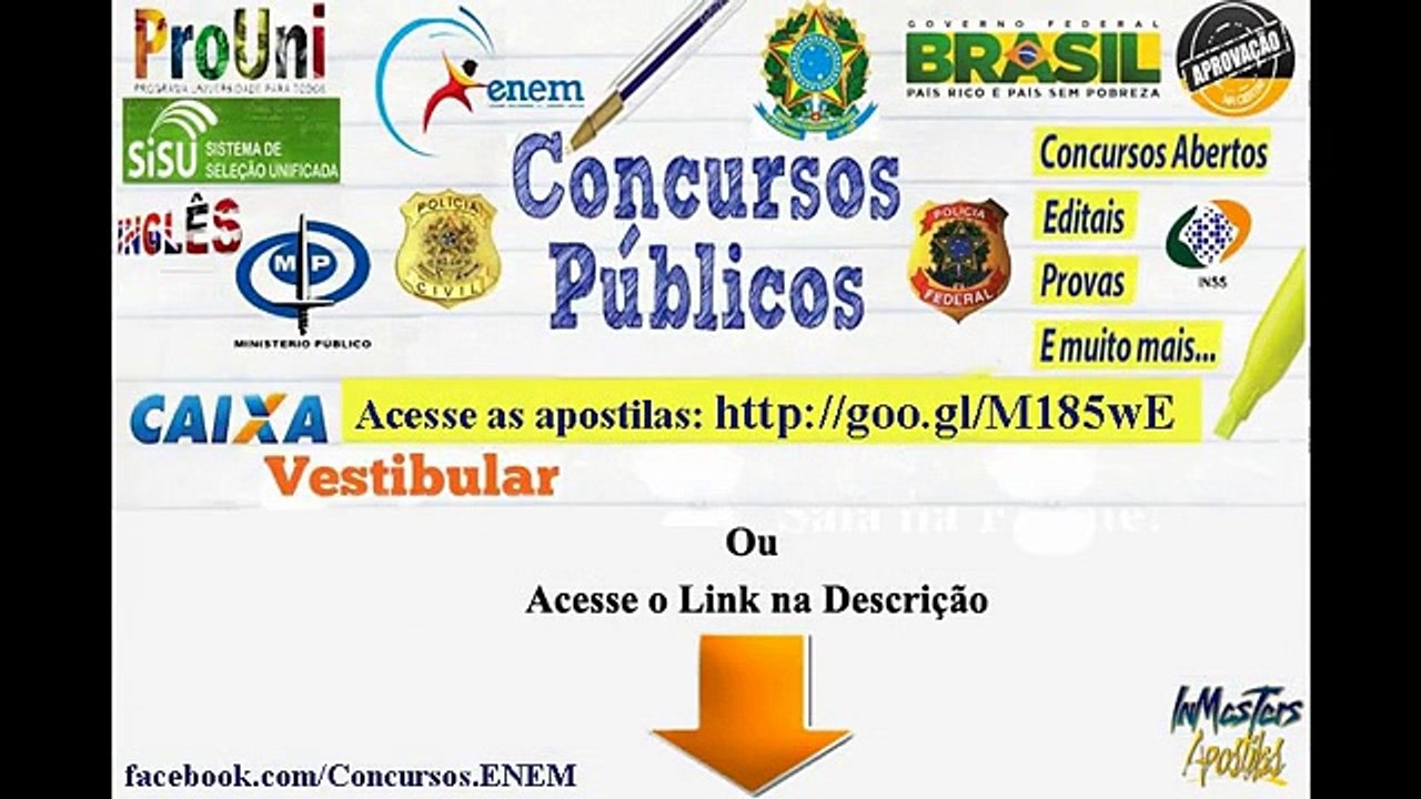 Apostilas para Concursos Abertos (Apostilas Atualizadas - Digitais e Impressas)