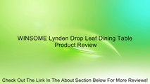 WINSOME Lynden Drop Leaf Dining Table Review