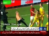 Footage of Fight during a Live Football Match - Videosvim.com