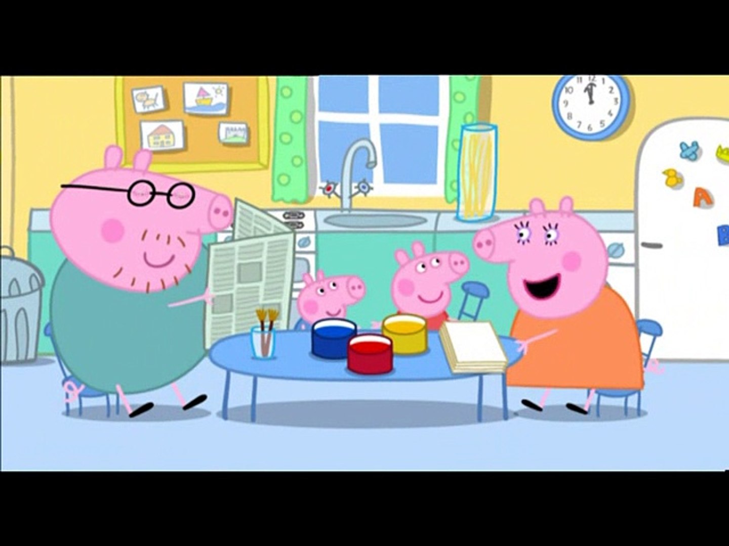 Painting Pictures wit hPeppa Pig 
