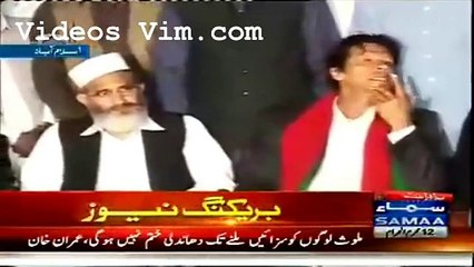 Imran Khan's Excellent Response to Reporter on Pervez Rasheed's Comments - VideosVim.com