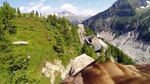 Go pro : Quand un aigle survole les alpes