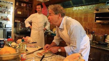 Pierre Perret et les recettes de poulet du Chasseur Français