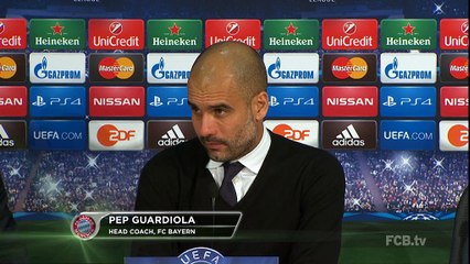 Groupe E - Guardiola très déçu après la blessure d'Alaba