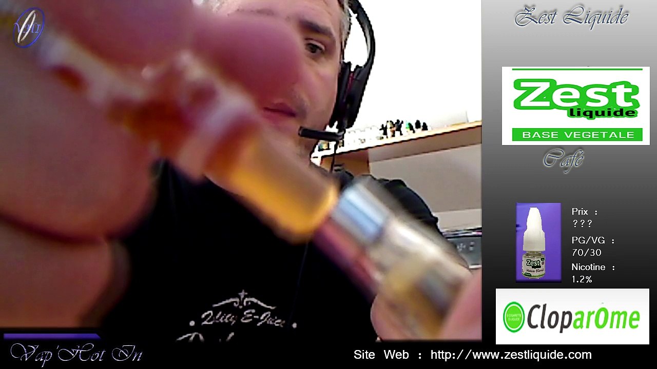 VapHotIn - Test Liquide # 68 - Zest Liquide - Café