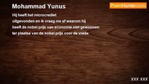 xxx xxx - Mohammad Yunus