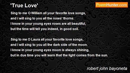 robert john bayoneta - 'True Love'