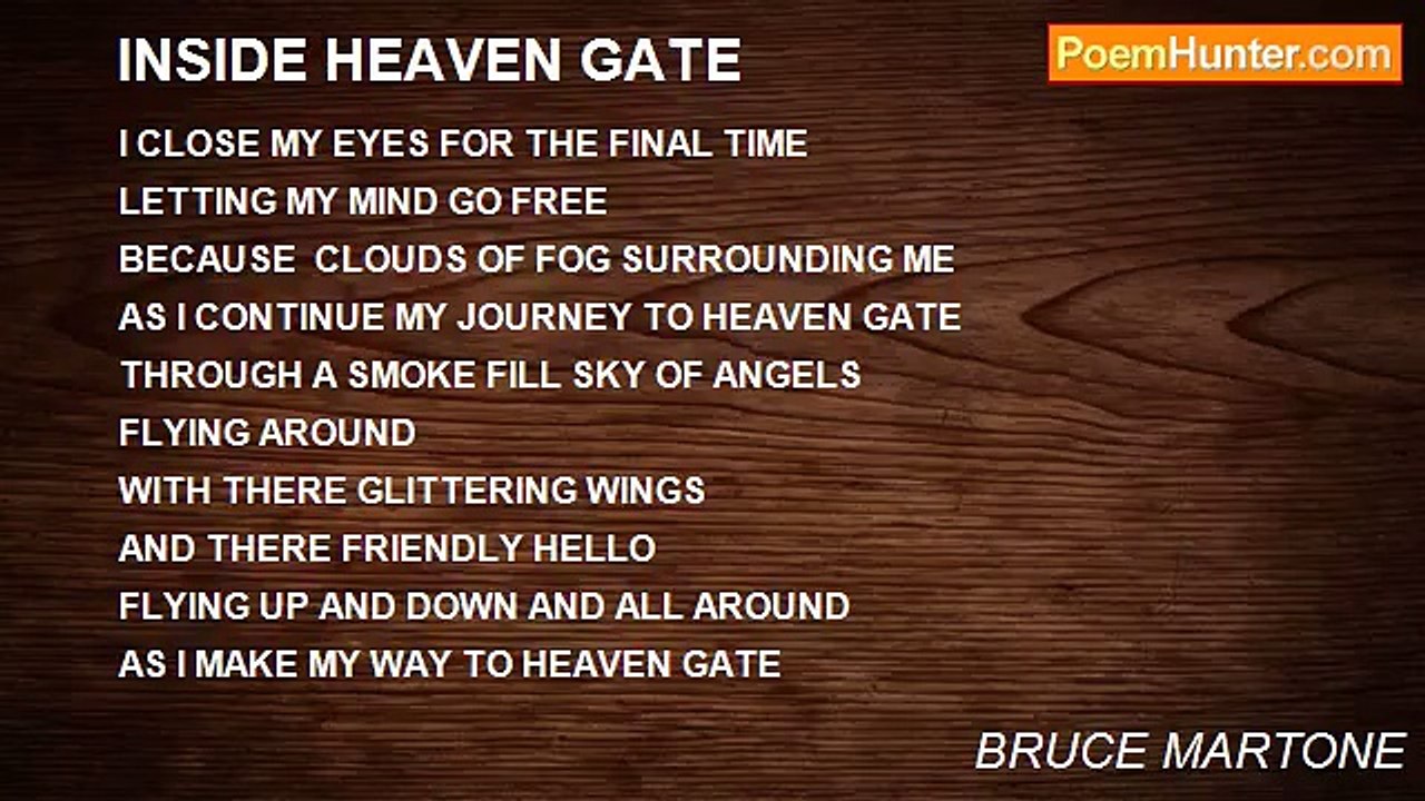 BRUCE MARTONE - INSIDE HEAVEN GATE