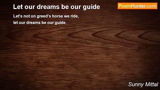 Sunny Mittal - Let our dreams be our guide