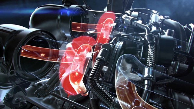 Mercedes-Benz : The new AMG 4.0-litre V8 biturbo engine.