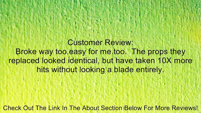 GEMFAN 5030 Airplane 3-Blade Propeller Props 50x3 CW Multi-Copter Quad-Rotor *4 Review