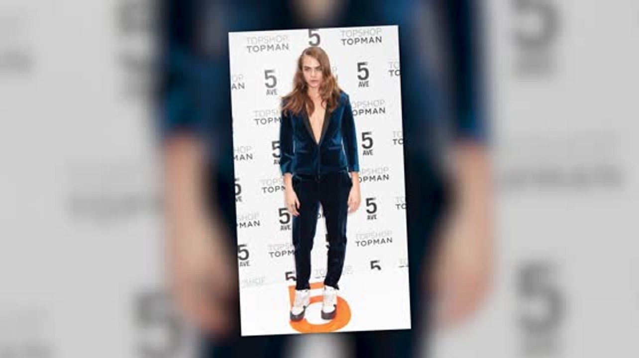 Cara Delevingne And Max Irons Hit Fifth Avenue To Open The Topshop Flagship