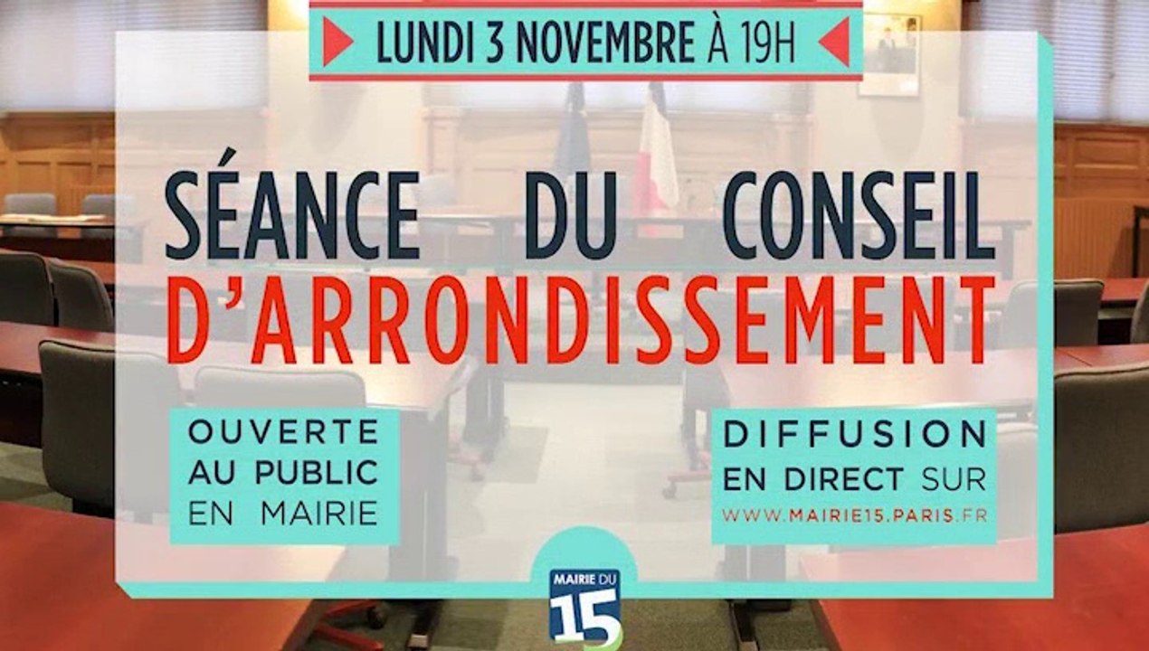 Conseil d'arrondissement du 3 Novembre 2014
