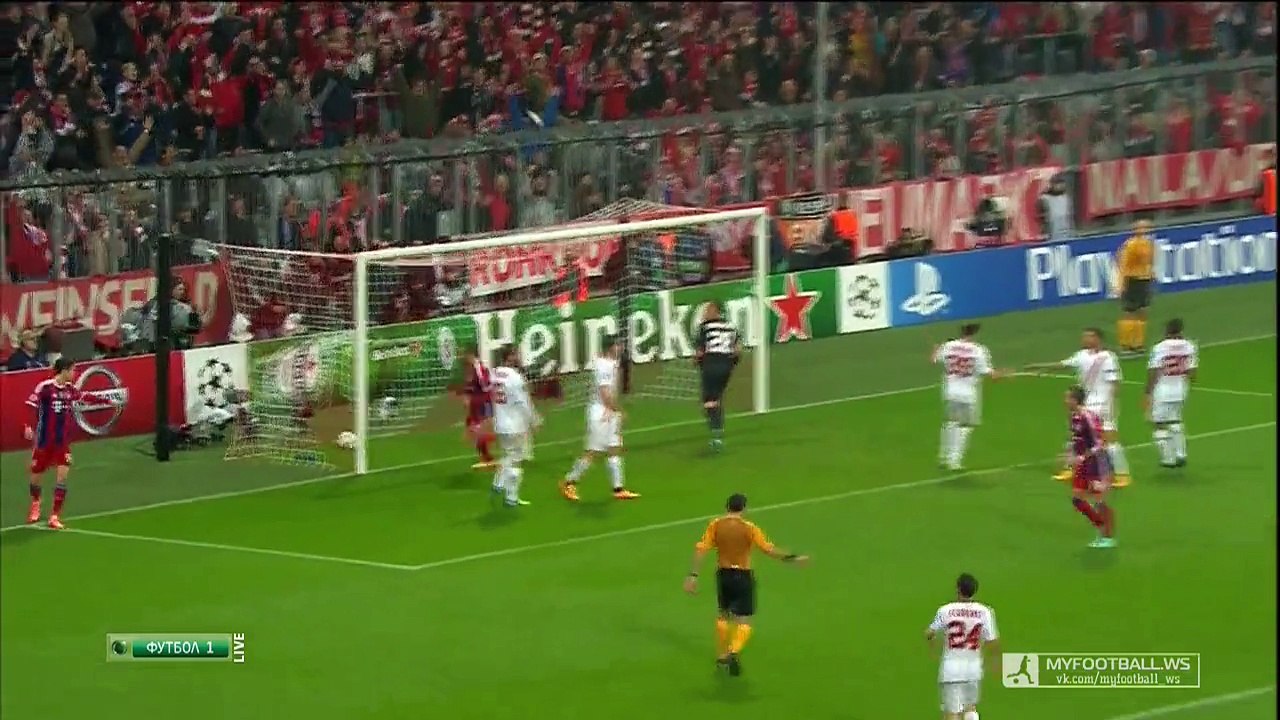 Bayern Munchen– AS Roma 2-0 Highlights  5 November  2014