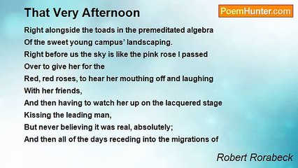Robert Rorabeck - That Very Afternoon