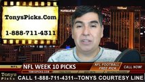 Thursday Free NFL Picks Handicapping Selections Point Spread Odds Preview 11-6-2014