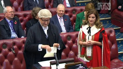 Karren Brady takes her seat in the House of Lords
