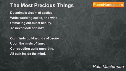 Patti Masterman - The Most Precious Things