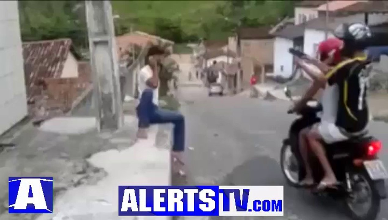 Direct Gun Shot on Road