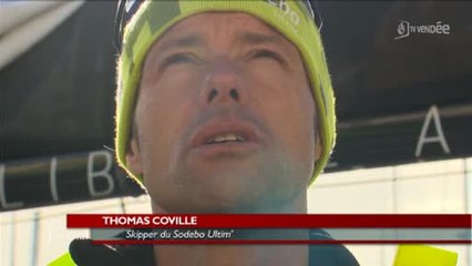 La Route du Rhum : Thomas Coville abandonne (Roscoff)