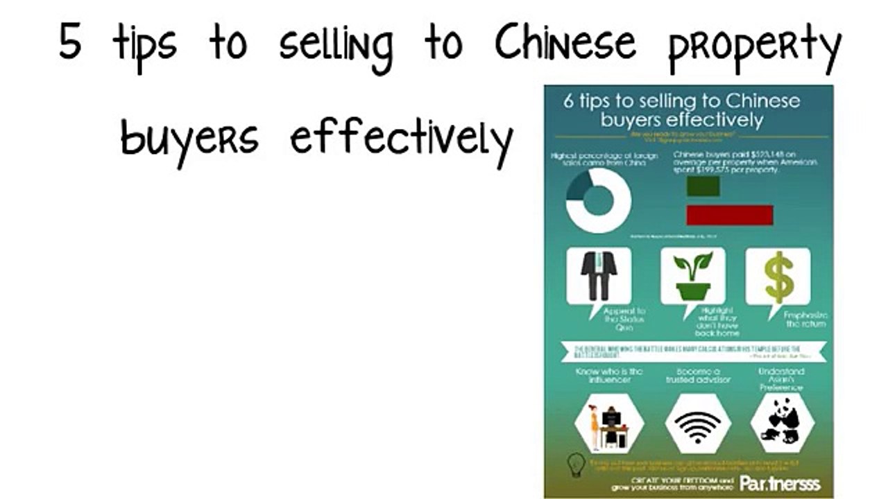 6 tips to selling to Chinese property buyers effectively
