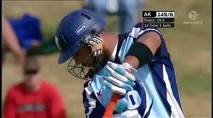 12 runs needed off 1 ball - Team wins -Most Amazing Finish Ever-