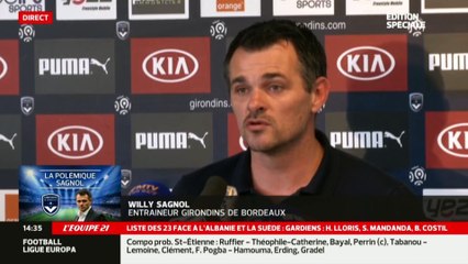 Willy Sagnol tente d'expliquer ses propos