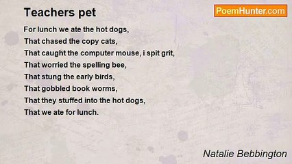 Natalie Bebbington - Teachers pet