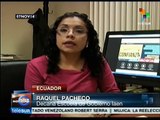 Ecuatorianos se solidarizan con padres de normalistas mexicanos
