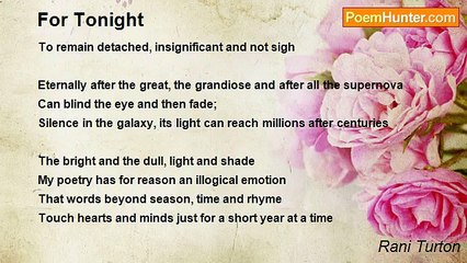 Rani Turton - For Tonight