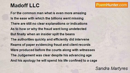 Sandra Martyres - Madoff LLC