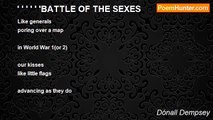Dónall Dempsey - ' ' ' ' ' 'BATTLE OF THE SEXES