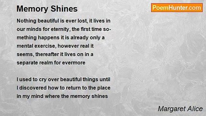 Margaret Alice - Memory Shines