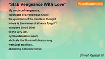 Vimal Kumar N - *Stab Vengeance With Love*