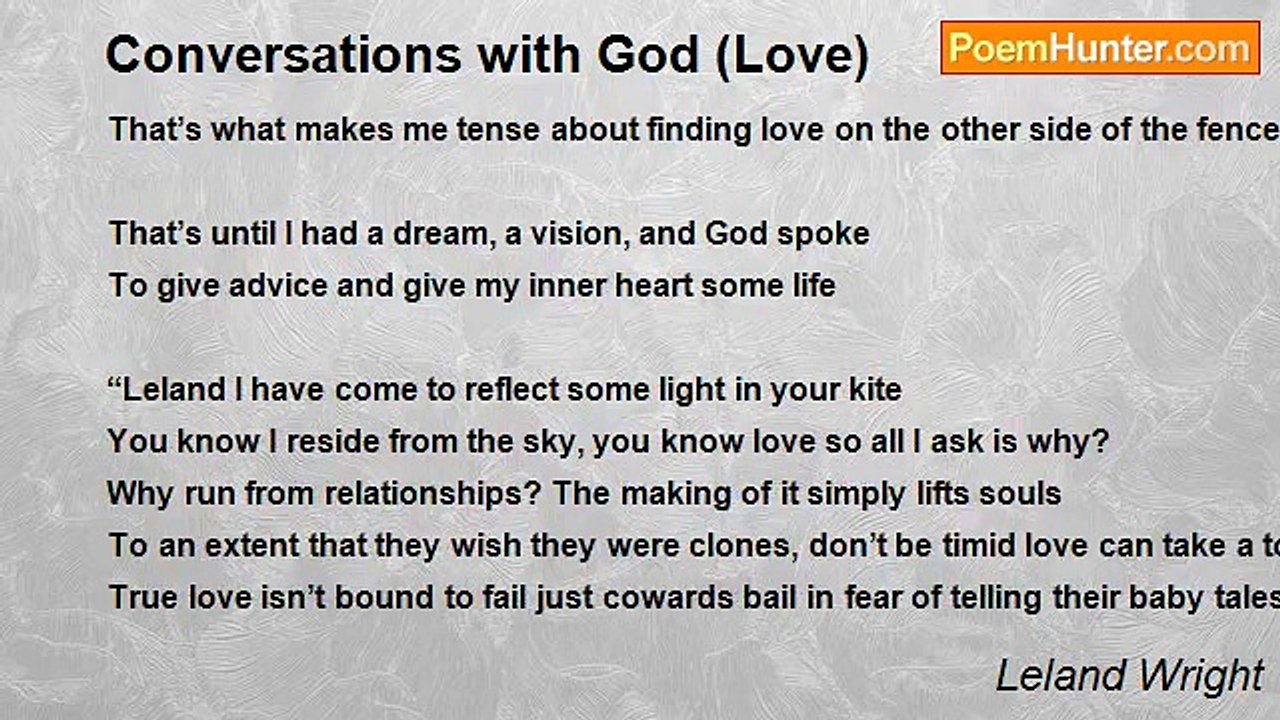 Leland Wright - Conversations with God (Love)