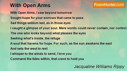 Jacqualine Williams Rippy - With Open Arms