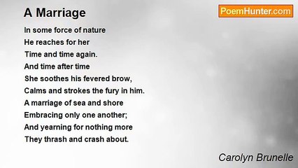 Carolyn Brunelle - A Marriage
