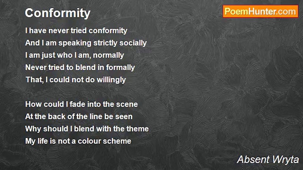Absent Wryta - Conformity