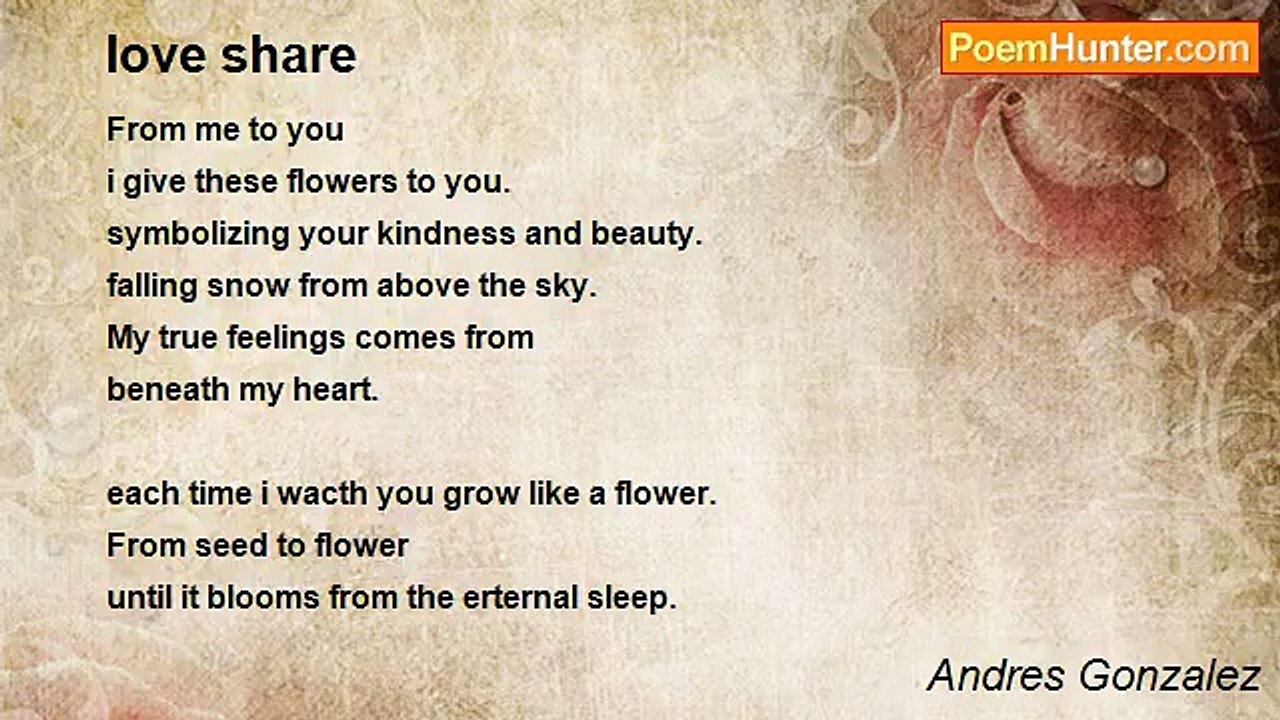 Andres Gonzalez - love share