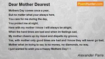 Alexander Parra - Dear Mother Dearest