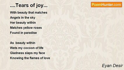 Eyan Desir - ....Tears of joy...