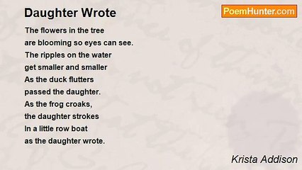 Krista Addison - Daughter Wrote