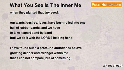 louis rams - What You See Is The Inner Me